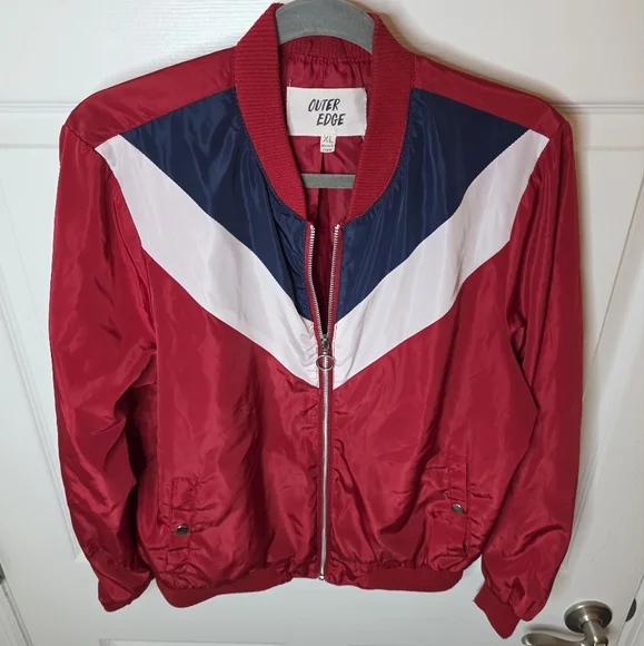 OUTER EDGE Red, White & Blue Jacket - Picture 2 of 12